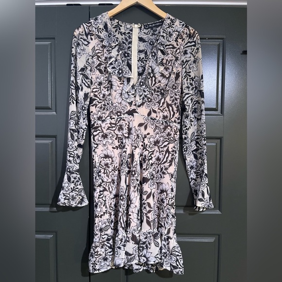 For Love and Lemons Gracie Mini Dress Cream Floral - Picture 6 of 10